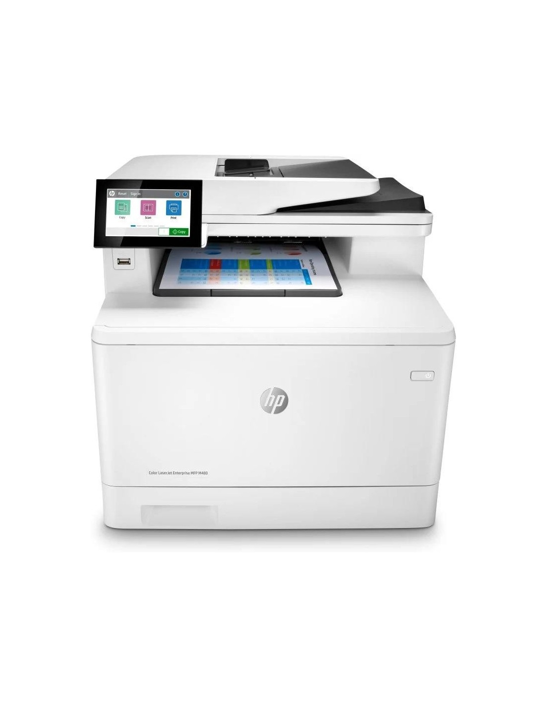 IMPRESORA MFP HP LASER COLOR LASERJET ENTERPRISE M480F DUPLEX WHITE