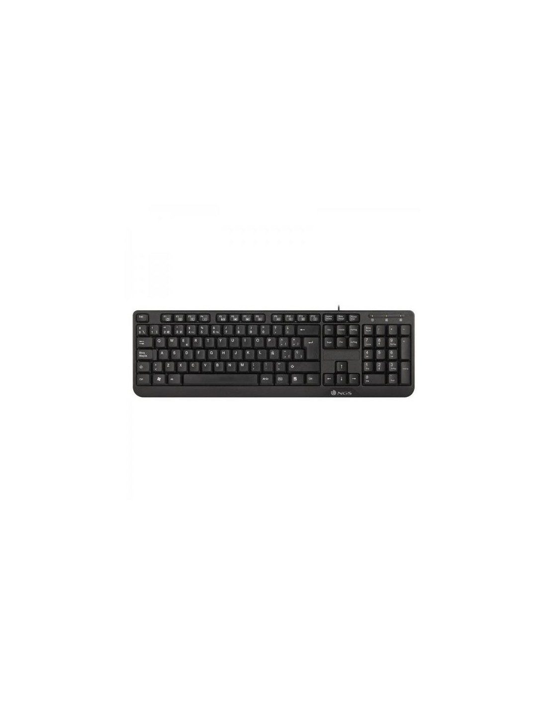TECLADO NGS FUNKY USB MULTIMEDIA BLACK
