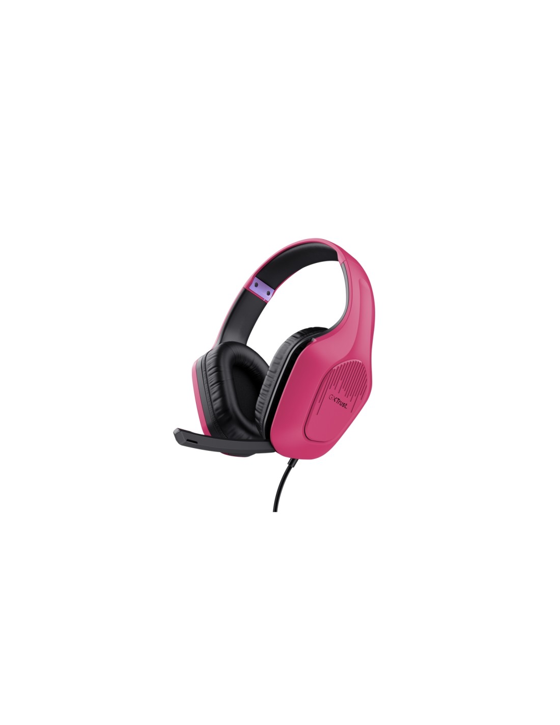 Trust GXT 415P Zirox Auriculares Alámbrico Diadema Juego Rosa