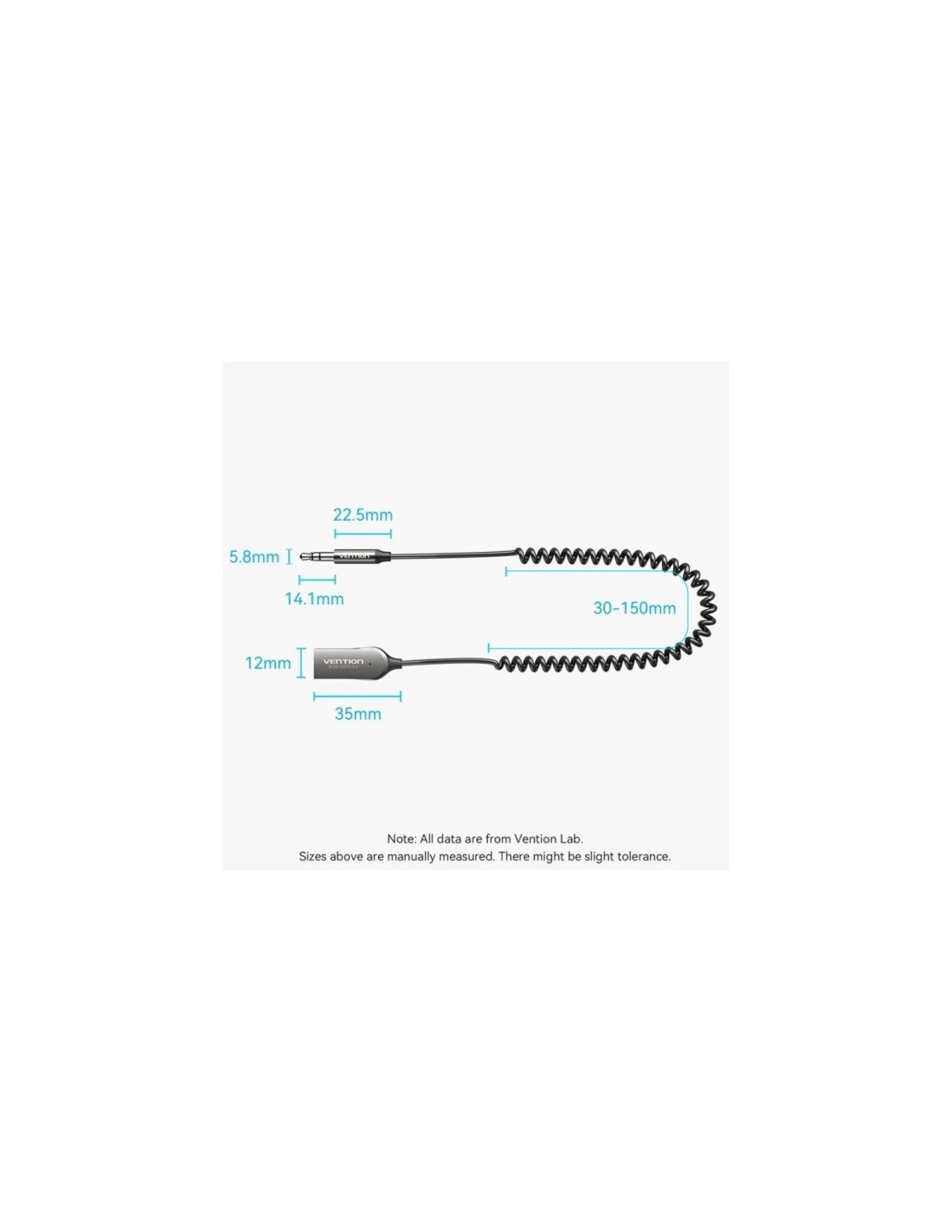 Vention transmisor y Receptor FM/ MP3/ Bluetooth NAIHG