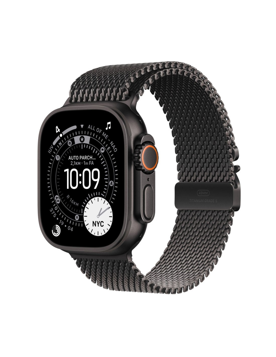Apple Watch Ultra 3 OLED 49 mm Digital 422 x 514 Pixeles Pantalla tÃ¡ctil 5G Negro Wifi GPS (satÃ©lite)