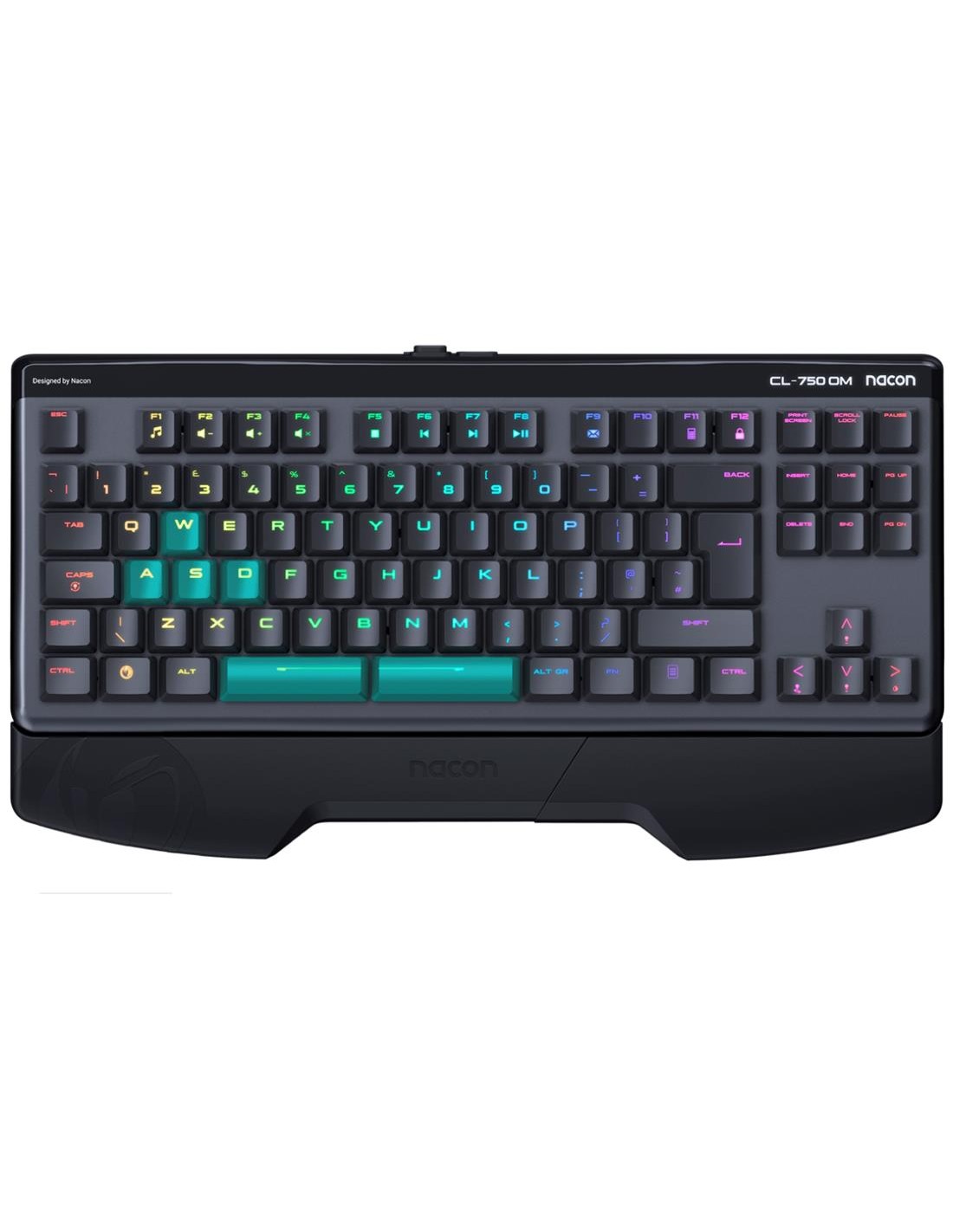 Nacon Teclado Mecánico Gaming con Iluminacón RGB (PCCL-750OMSP)