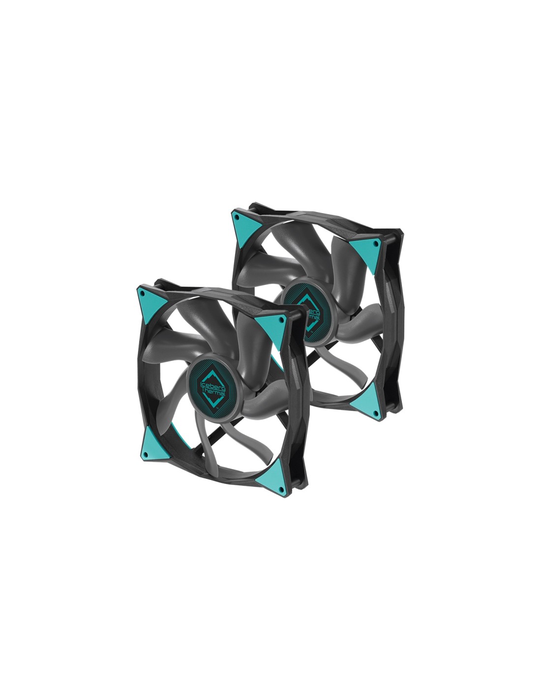 Iceberg Thermal IceGALE Carcasa del ordenador Ventilador 14 cm Negro 2 pieza(s)