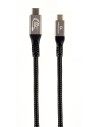 Gembird CCBP-USB3-CMCM100-1.5M cable USB USB 3.2 Gen 2 (3.1 Gen 2) 1,5 m USB C Negro, Plata