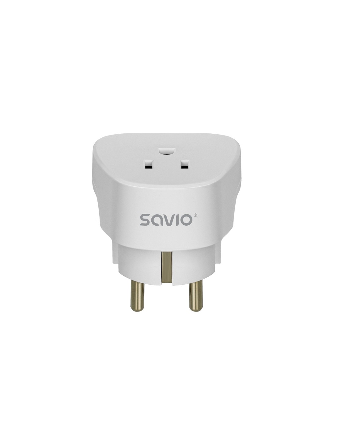 Savio AP-01 adaptador e inversor de corriente Interior Blanco