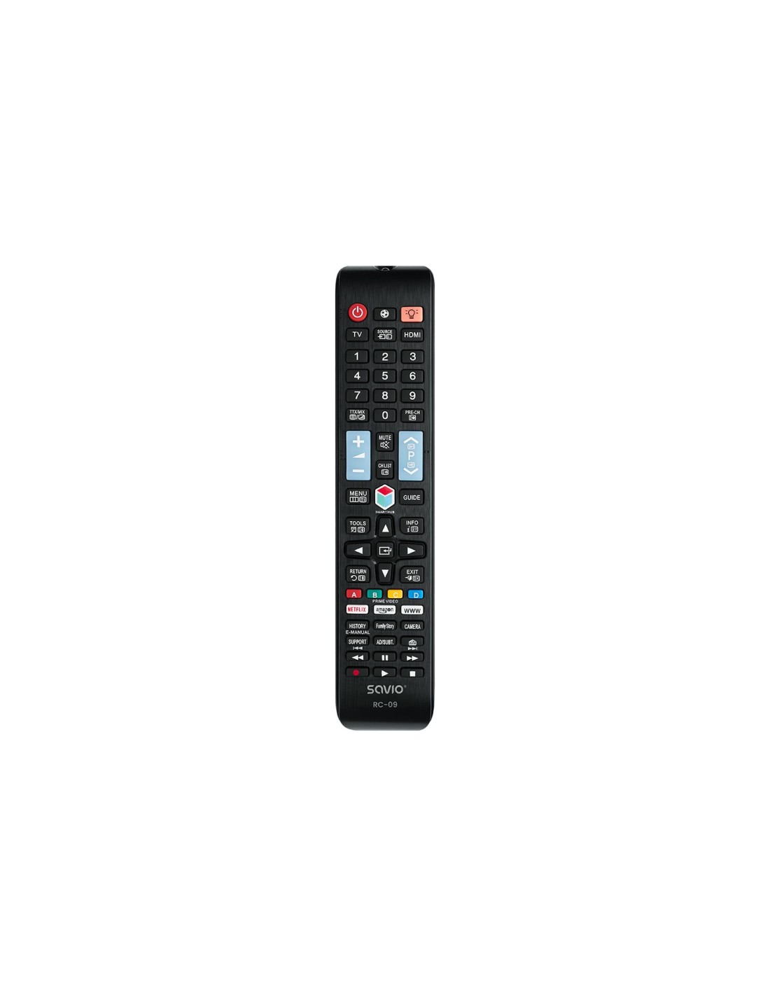 Savio RC-09 do TV Samsung - Smart TV mando a distancia IR inalámbrico Botones