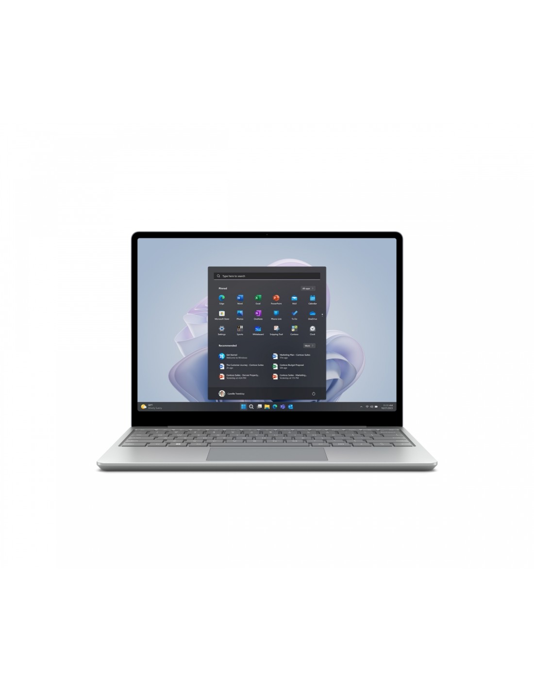 Microsoft Surface Laptop Go 3 PortÃ¡til 31,5 cm (12.4") Pantalla tÃ¡ctil Intel&reg Core&trade i5 i5-1235U 8 GB LPDDR5-SDRAM 256 