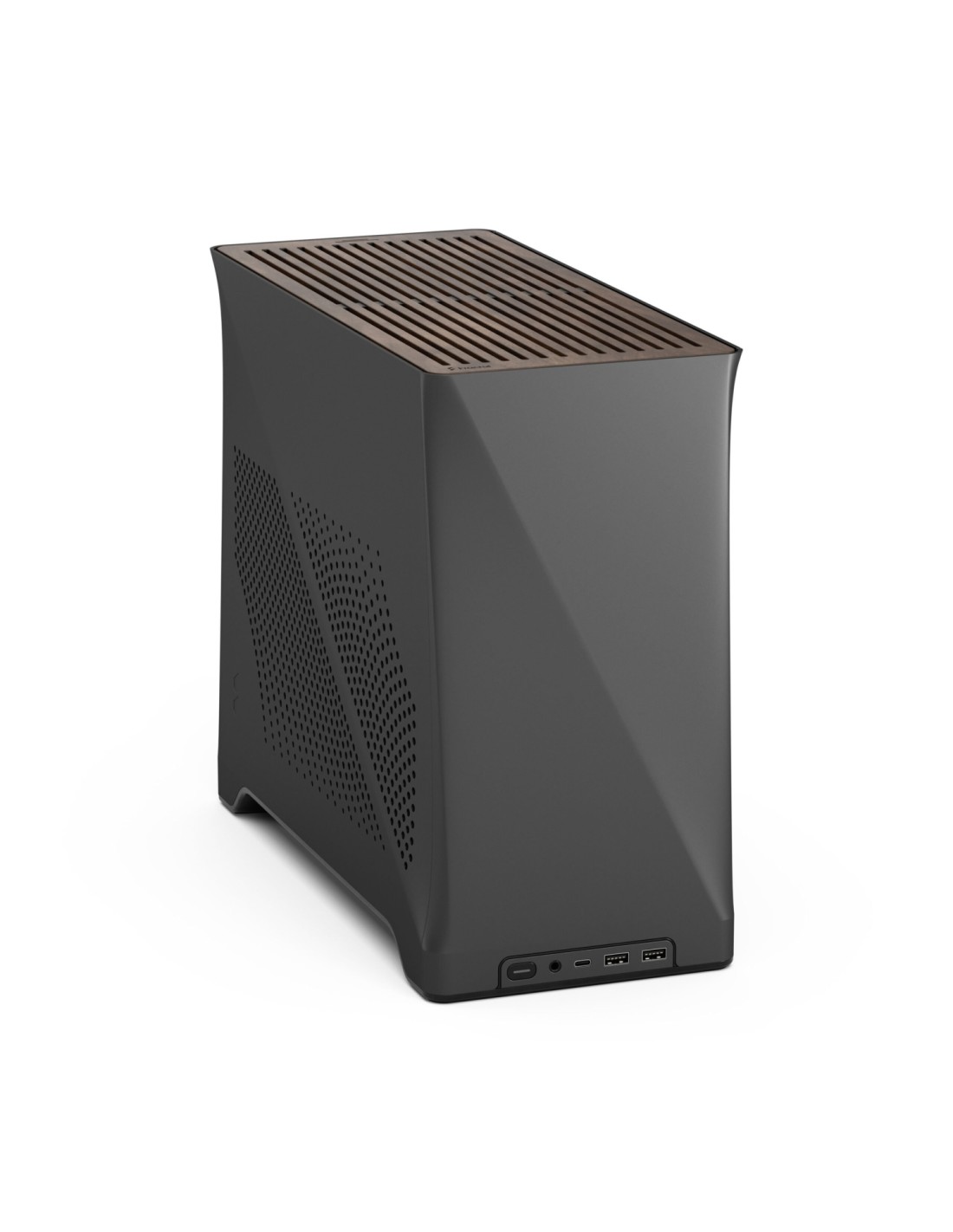 Fractal Design Era 2 Mini Tower CarbÃ³n vegetal, Gris