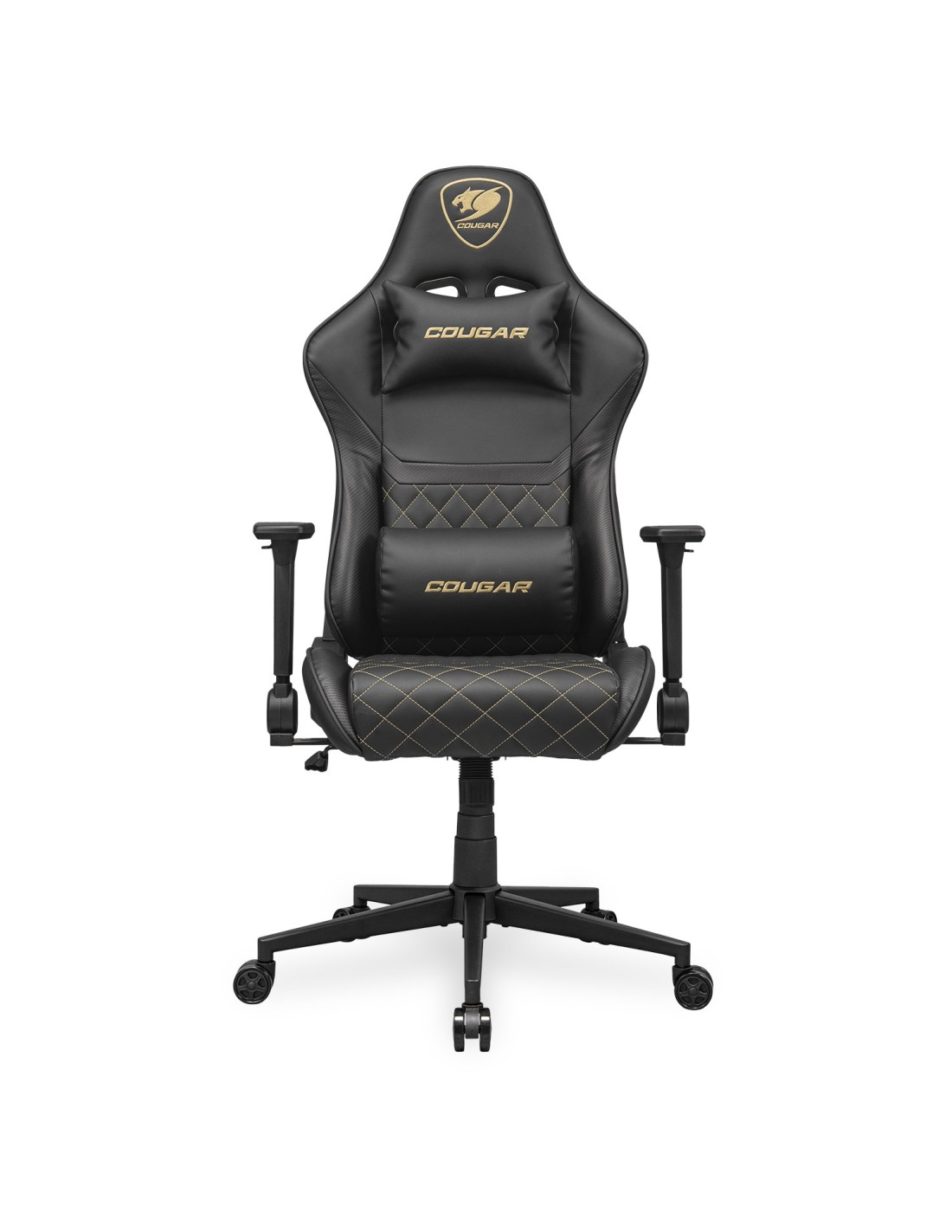 COUGAR Gaming ARMOR ONE V2 Silla para videojuegos universal Asiento acolchado Negro, Oro