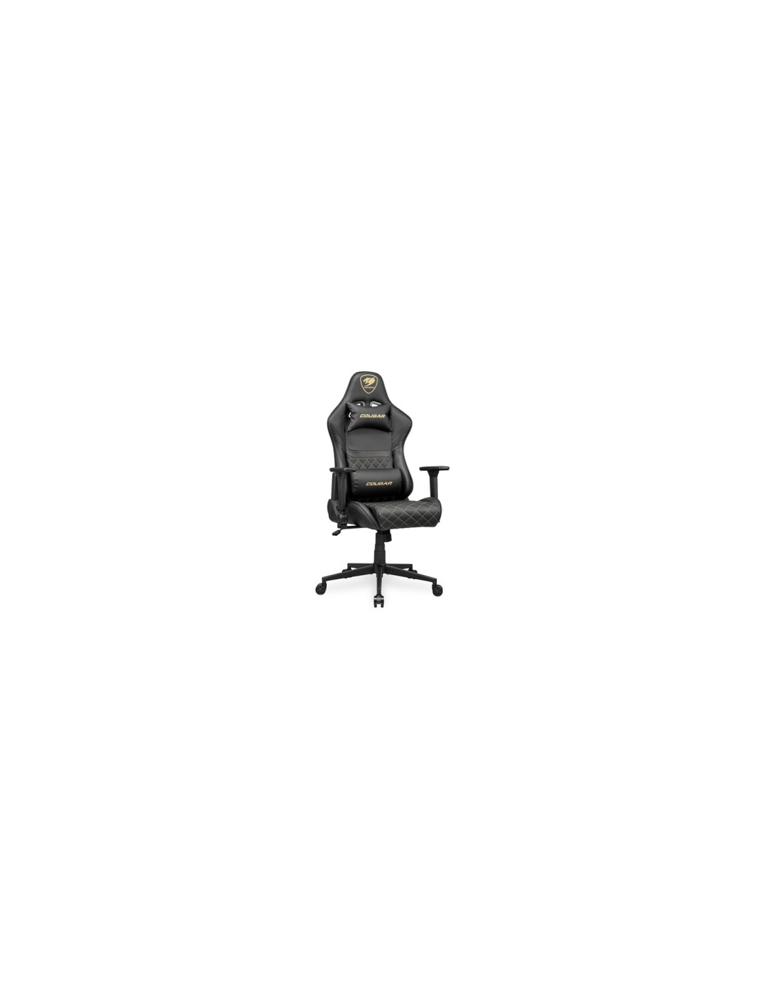 COUGAR Gaming ARMOR ONE V2 Silla para videojuegos universal Asiento acolchado Negro, Oro
