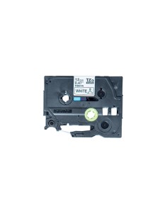 BROTHER cinta para impresora de etiquetas Negro sobre blanco