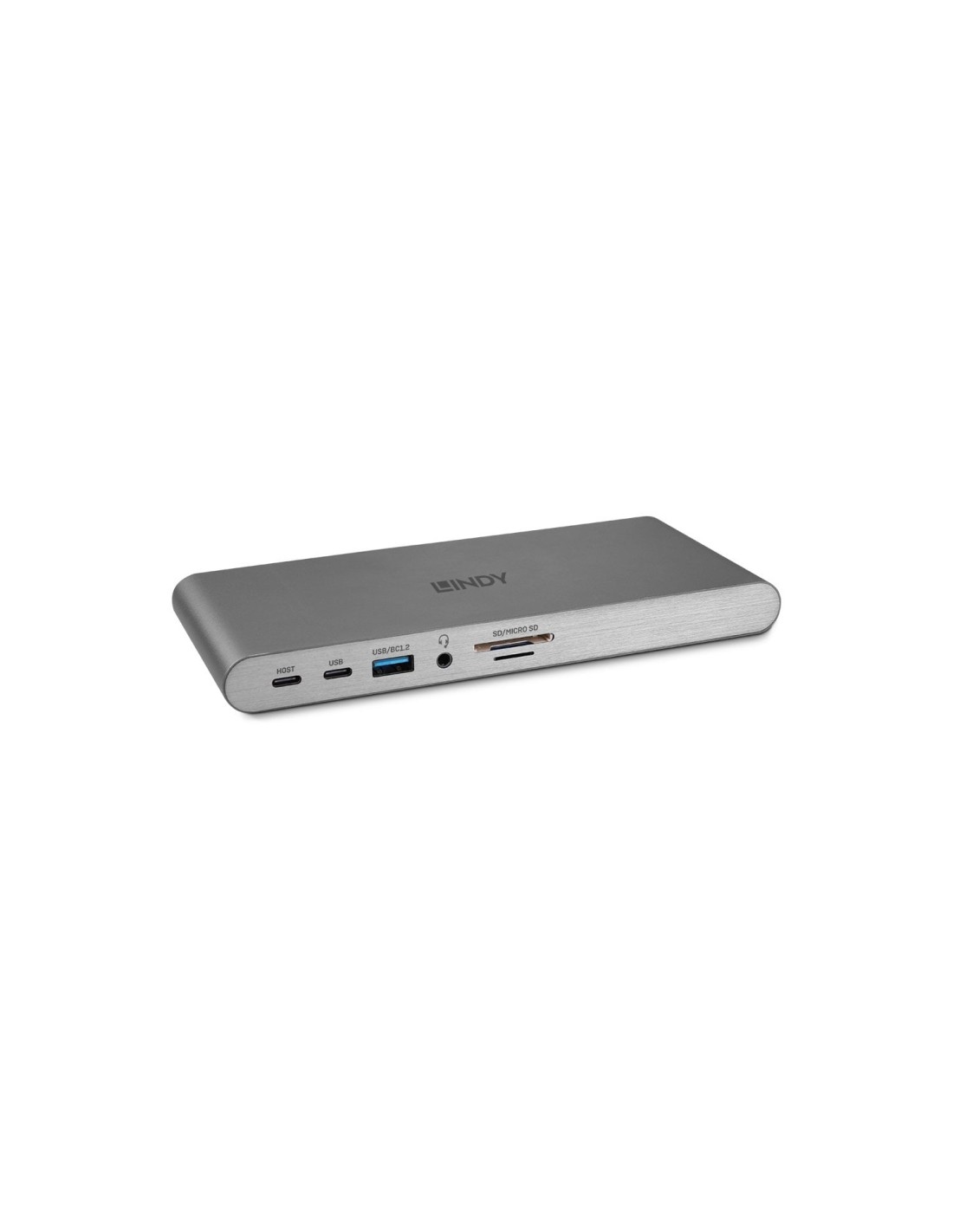Lindy DST-Pro 5K AlÃ¡mbrico USB 3.2 Gen 1 (3.1 Gen 1) Type-C Plata