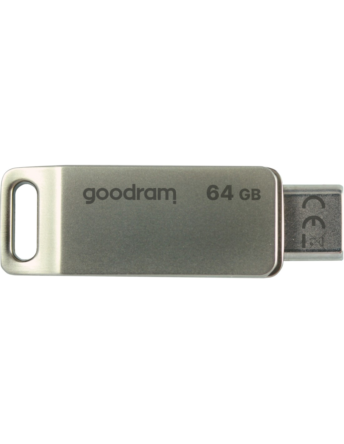 Goodram ODA3 unidad flash USB 64 GB USB Type-A / USB Type-C 3.2 Gen 1 (3.1 Gen 1) Plata