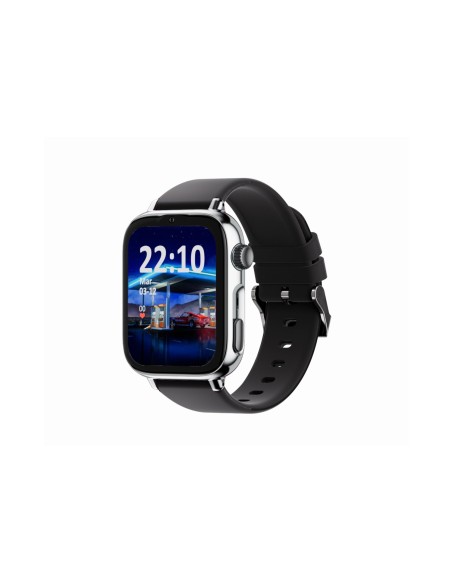SaveFamily SaveWatch Plus 2 Reloj Inteligente para niños 4G Esfera Plata correa silicona Negra