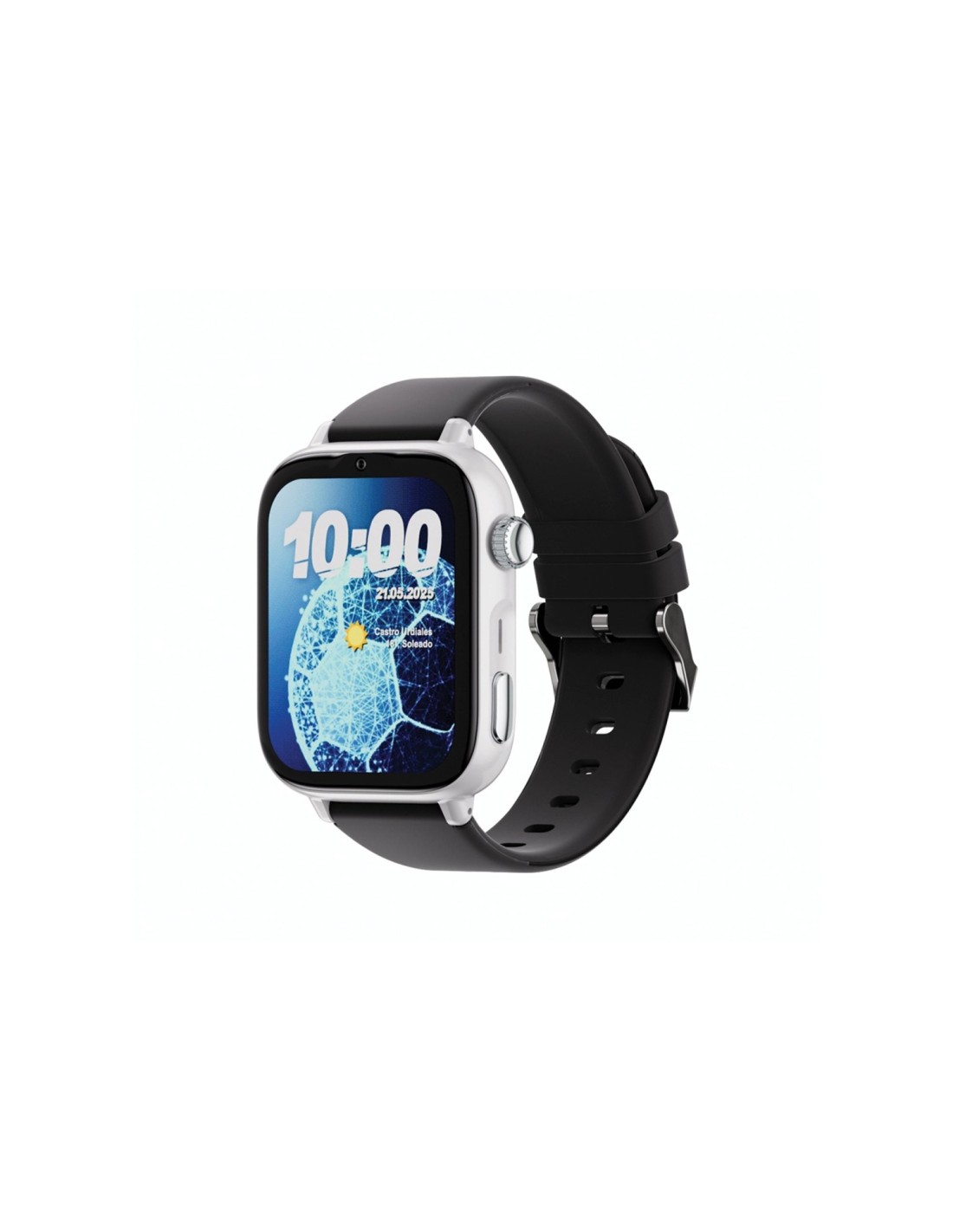 SaveFamily SaveWatch Plus 2 Reloj Inteligente para niÃ±os 4G Esfera Blanca correa silicona Negra