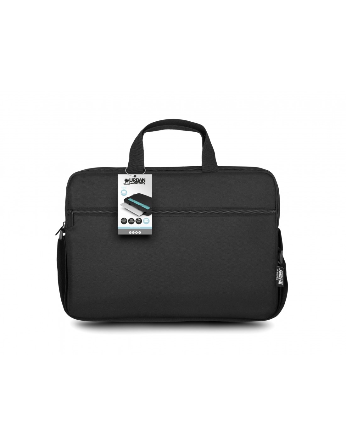 Urban Factory Nylee maletines para portÃ¡til 35,6 cm (14") MaletÃÂ­n Negro
