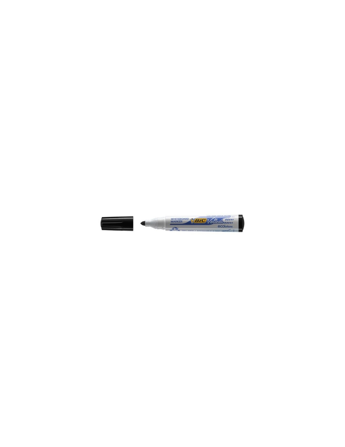 BIC Whiteboard Velleda ECOlutions 1701 marcador 12 pieza(s) Negro