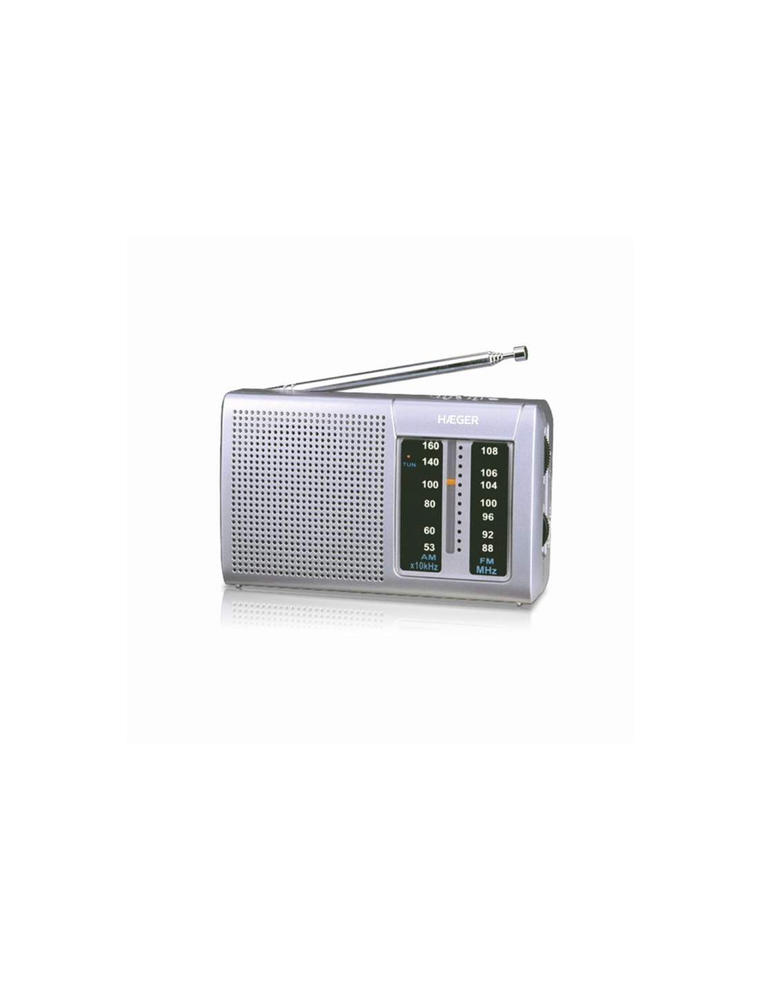 Haeger PR-BIB.001A radio PortÃ¡til Digital Plata