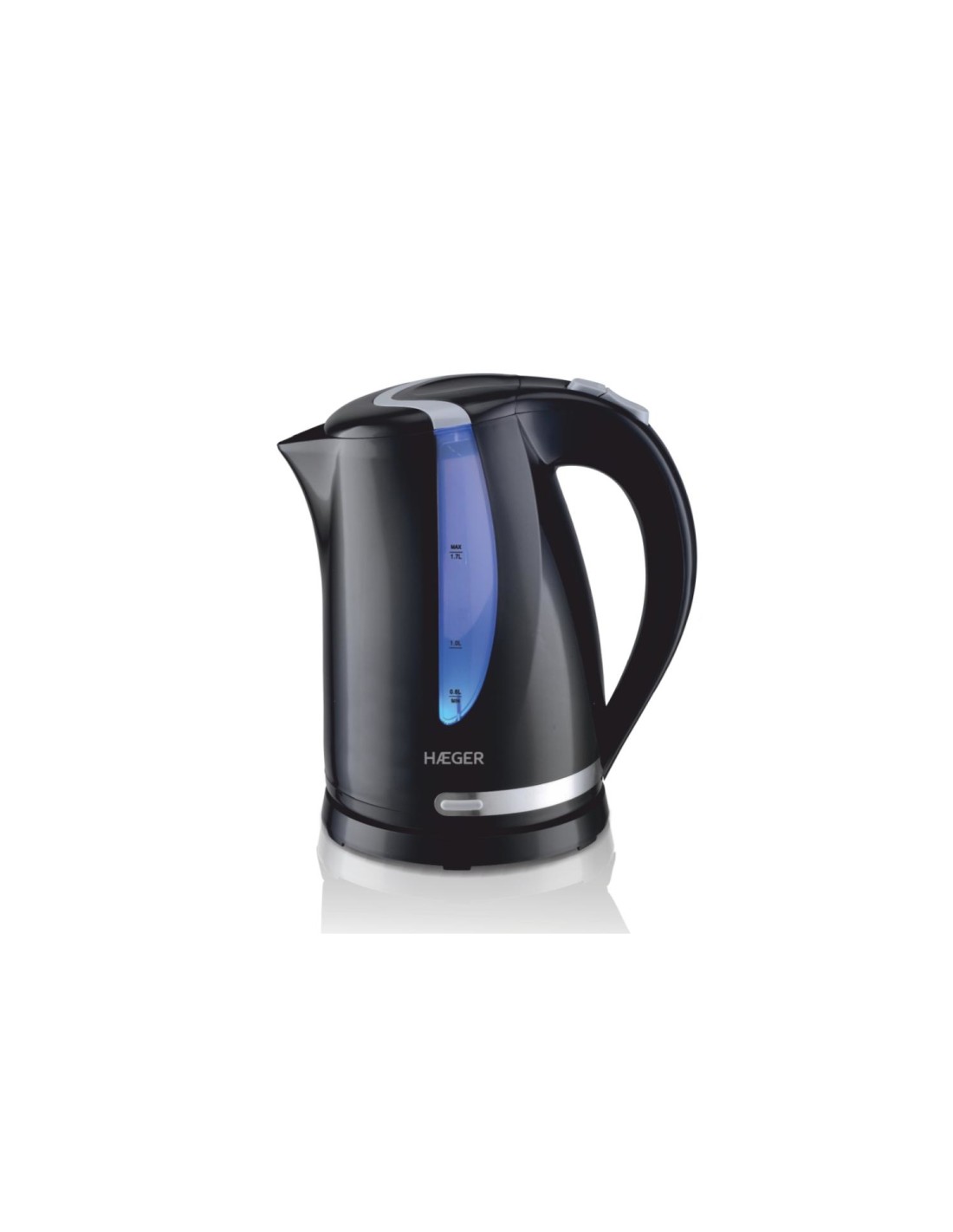 Haeger EK-22B.023A tetera elÃ©ctrica 1,7 L 2200 W Negro