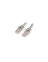 StarTech.com Cable de 2m Gris de Red Fast Ethernet Cat5e RJ45 sin Enganche - Cable Patch Snagless