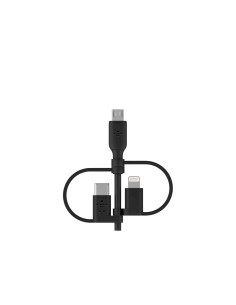 BELKIN BOOST CHARGE cable USB A USB C/Micro-USB B/Lightning 1 m Negro 2