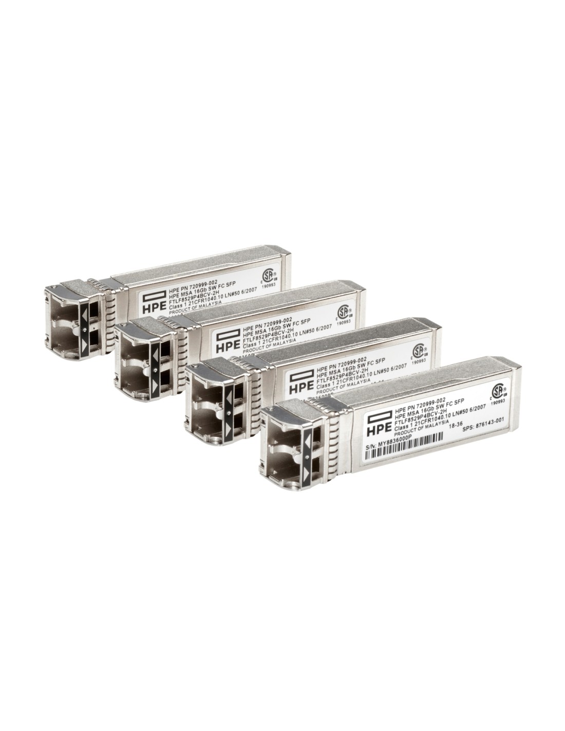 Hewlett Packard Enterprise C8R24B red modulo transceptor Fibra Ã³ptica 16000 Mbit/s SFP+ 850 nm