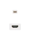 ADAPTADOR NANOCABLE MINI DP A HDMI MINI DP/M-HDMI/H WHITE 15CM