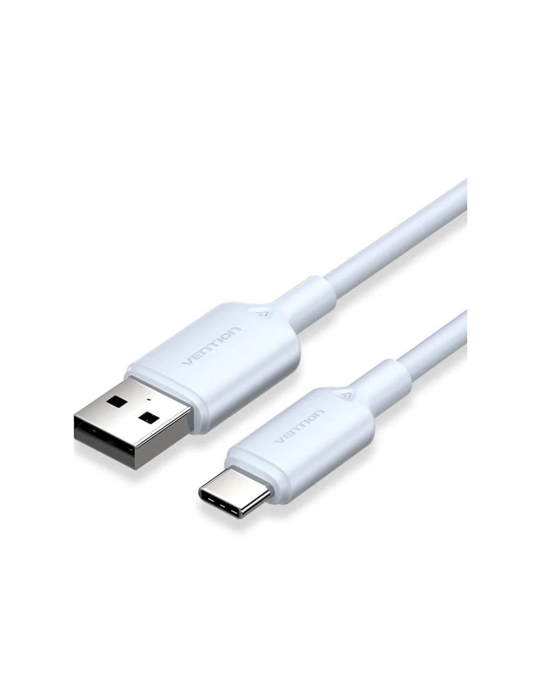 CABLE VENTION USB-A - USB-C 3A 60W 2M TRENZADO BLUE