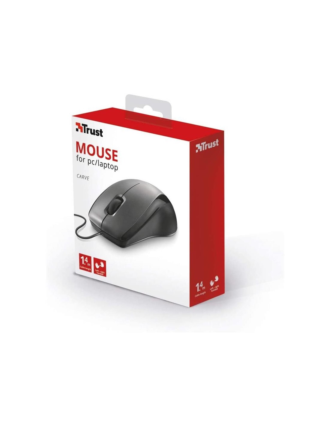 RATON TRUST CARVE USB BLACK