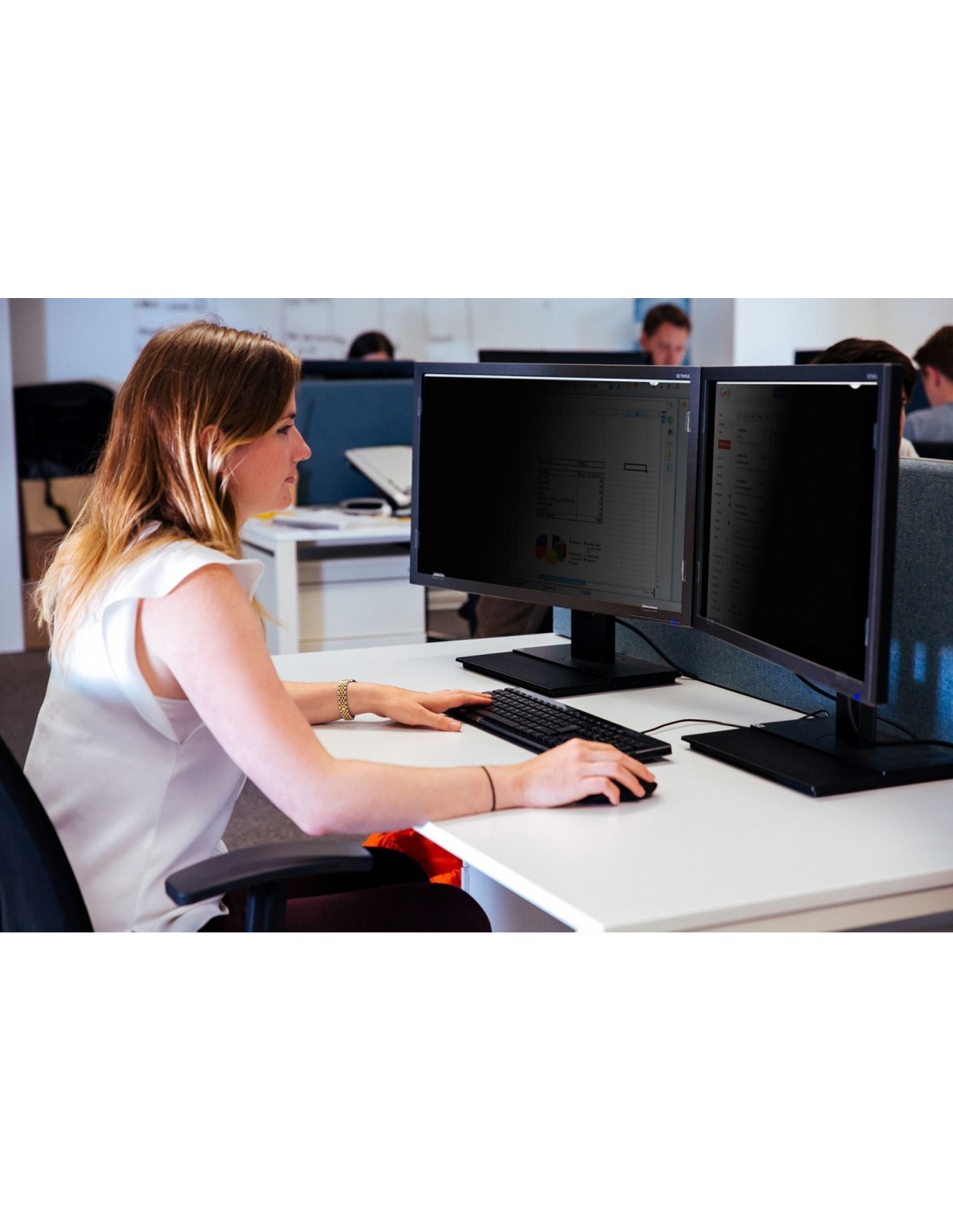 Targus ASF215W9EU filtro para monitor Filtro de privacidad para pantallas sin marco