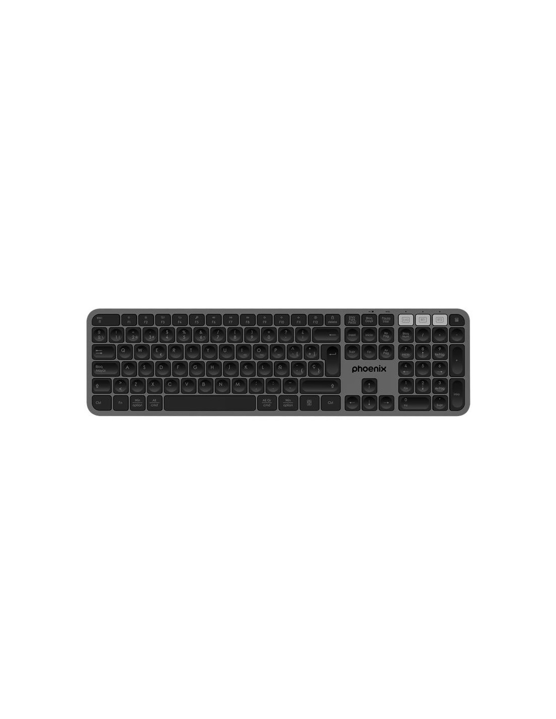 TECLADO PHOENIX K300 MULTIDISPOSITIVO WIRELESS BLACK