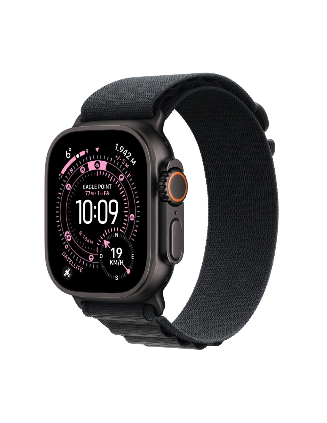 Apple Watch Ultra 3 OLED 49 mm Digital 422 x 514 Pixeles Pantalla tÃ¡ctil 5G Negro Wifi GPS (satÃ©lite)