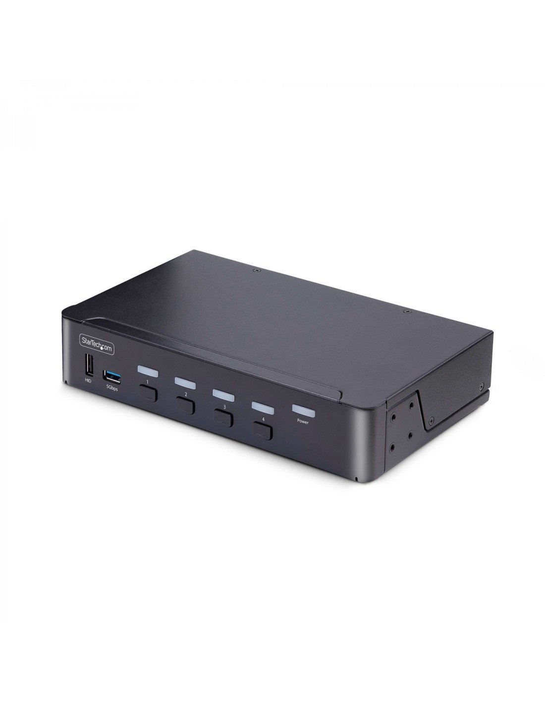 StarTech.com Switch Conmutador KVM DisplayPort de 4 Puertos - 8K60/4K144 - para Un Monitor - DP 1.4 - 2x USB 3.0 - 4x USB 2.0 HI
