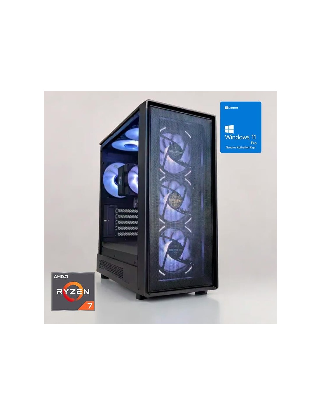 ORDENADOR GAMING STORM RGB RYZEN 7 5700G/16G/SSD500 NVME/600W/W11PR