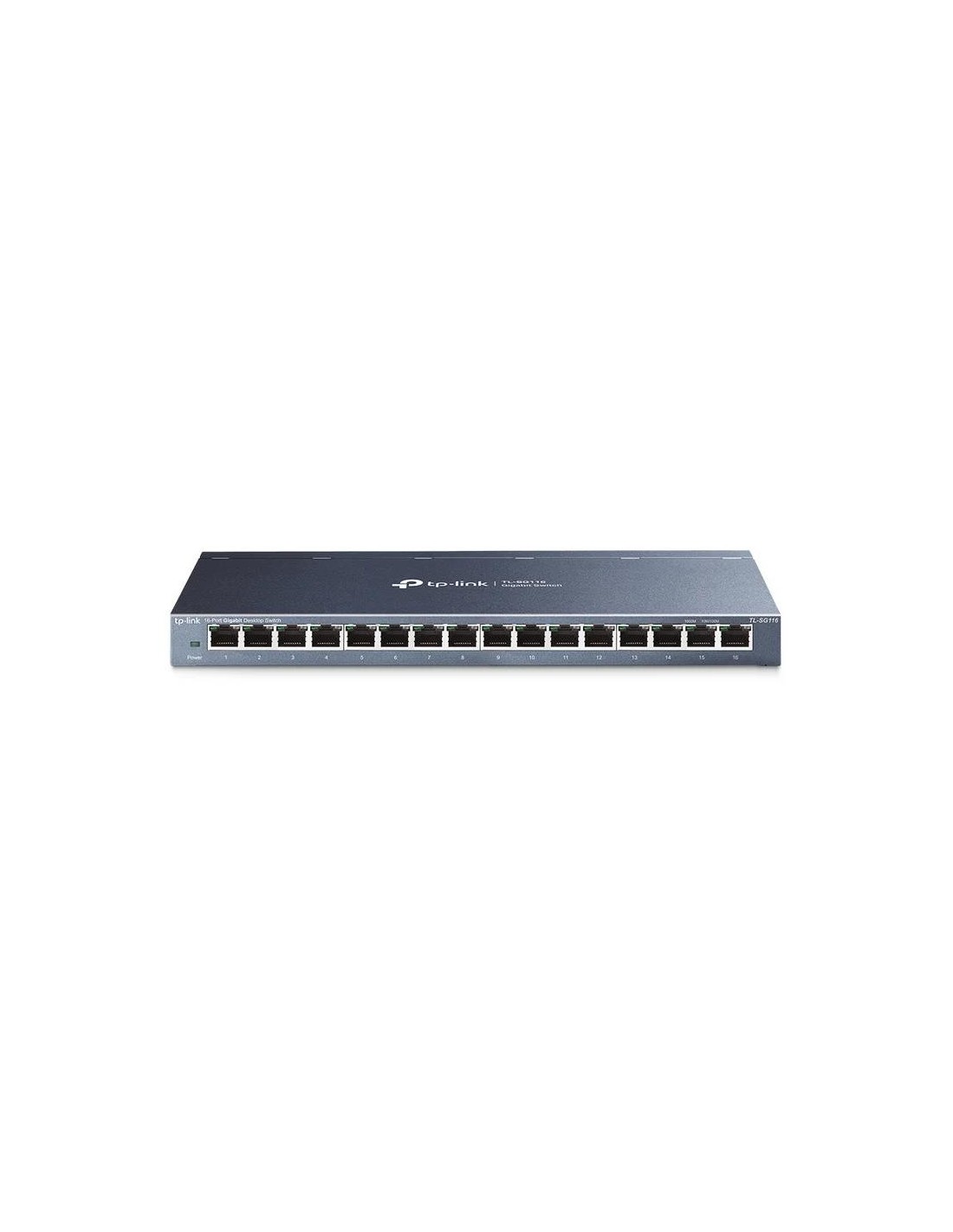 SWITCH TP-LINK 16 PUERTOS GIGABIT TL-SG1016P POE+ METALICA