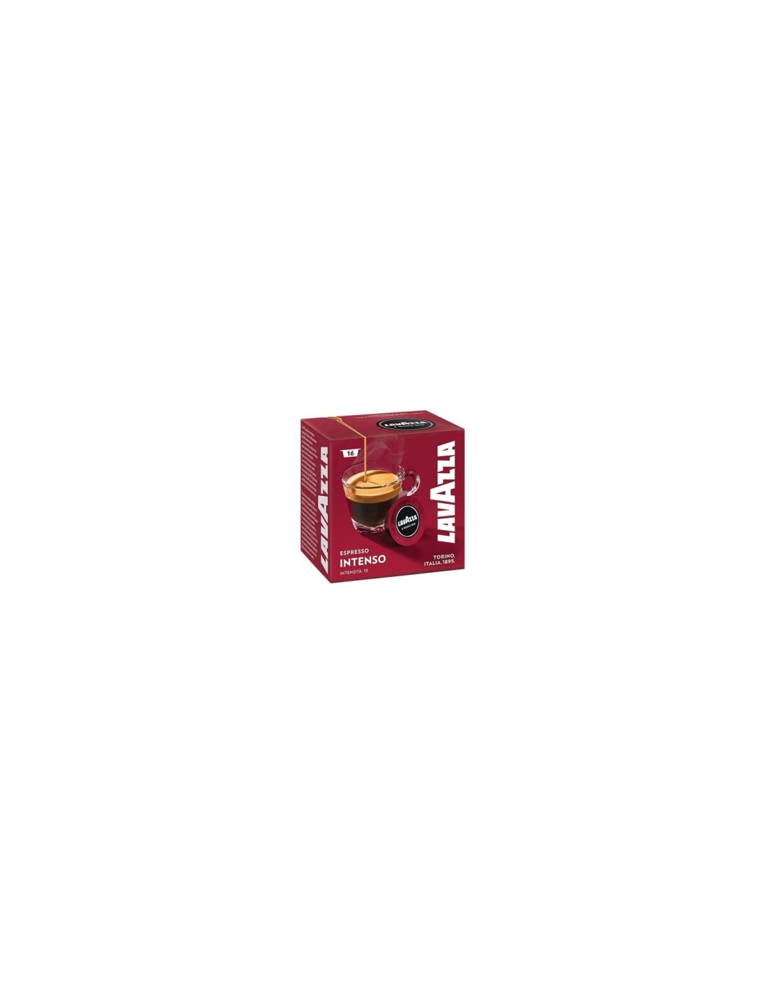 CAJA DE 16 CAPSULAS DE CAFE PARA LAVAZZA INTENSAMENTE A MODO MIO ESPRESSO 08602