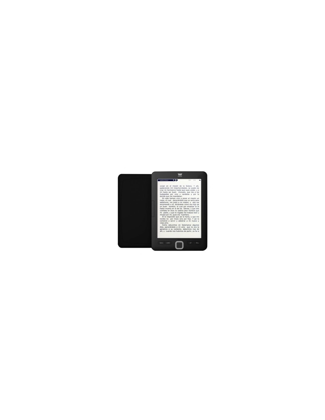 WOXTER SCRIBA 195 LECTOR DE LIBROS ELECTRONICO EBOOK BLACK V4 6P TINTA ELECTRONICA 4GB SD NEGRO EB26-042