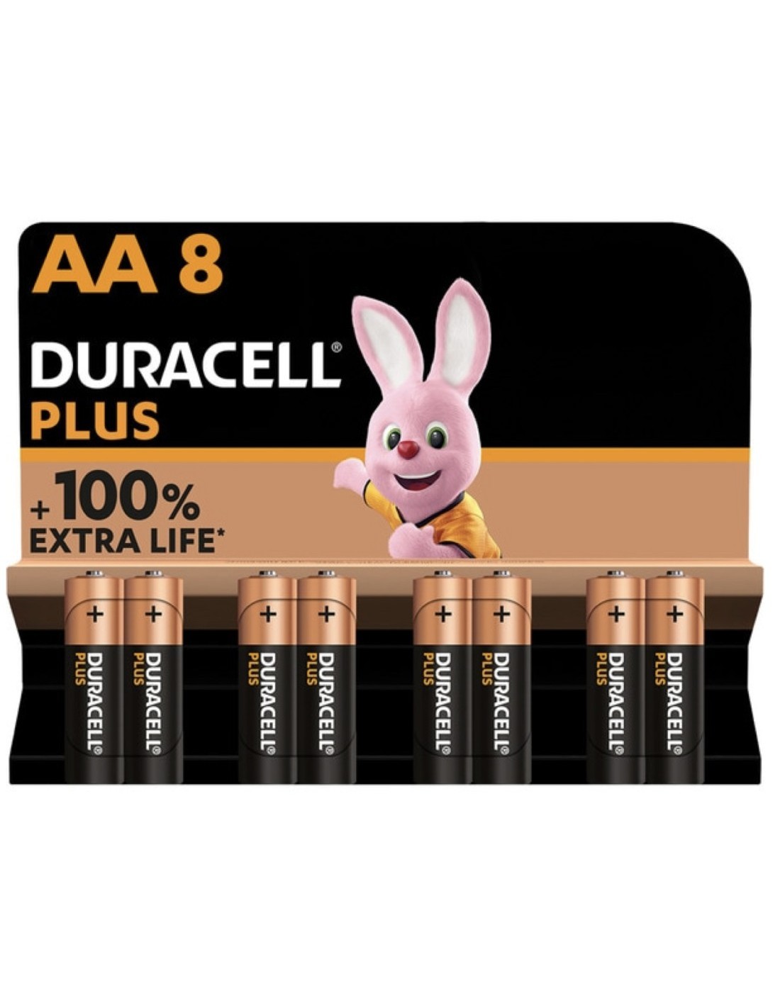 Duracell LR-6 Pila Alcalina Plus (DUR-LR6PBL8)