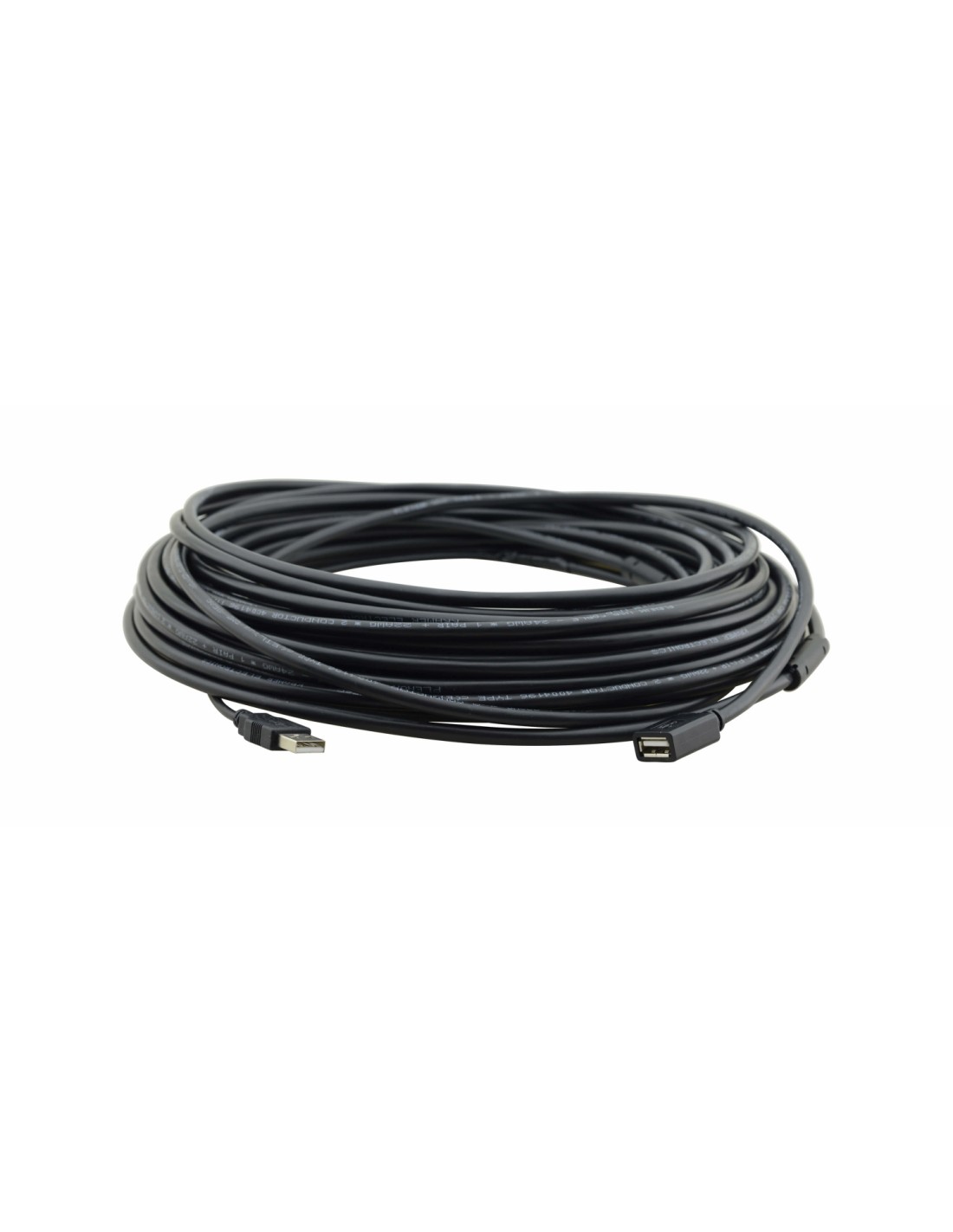 Cable kramer electronics usb 2.0 tipo-a macho a hembra 10.7m negro 96-0211035