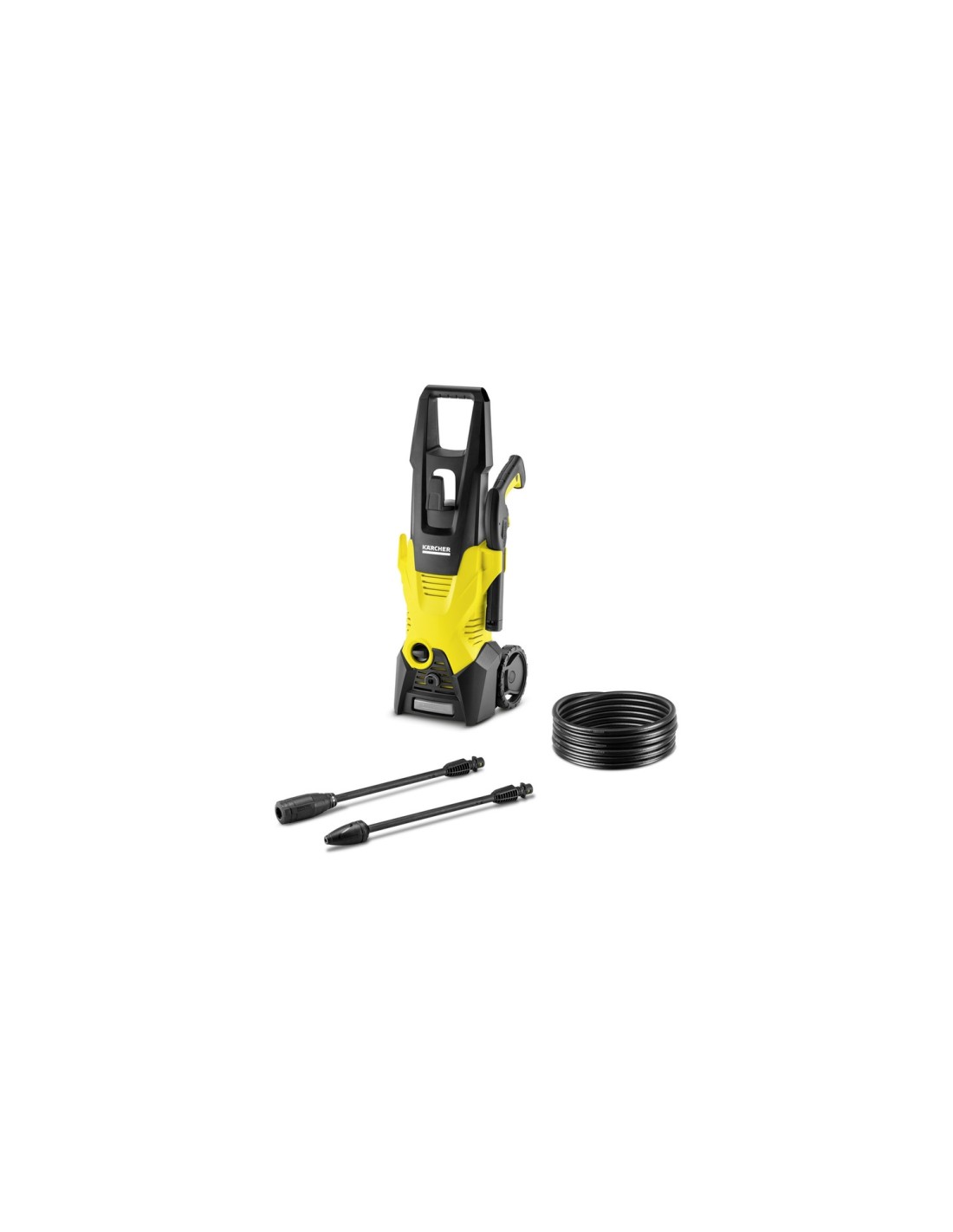 Kärcher K 3 Limpiadora de alta presión o Hidrolimpiadora Compacto Eléctrico 380 l/h Negro, Amarillo