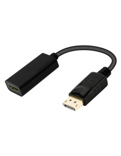 Ewent EC1456 adaptador de cable de vÍ­deo 0,15 m DisplayPort HDMI tipo A (Estándar) Negro