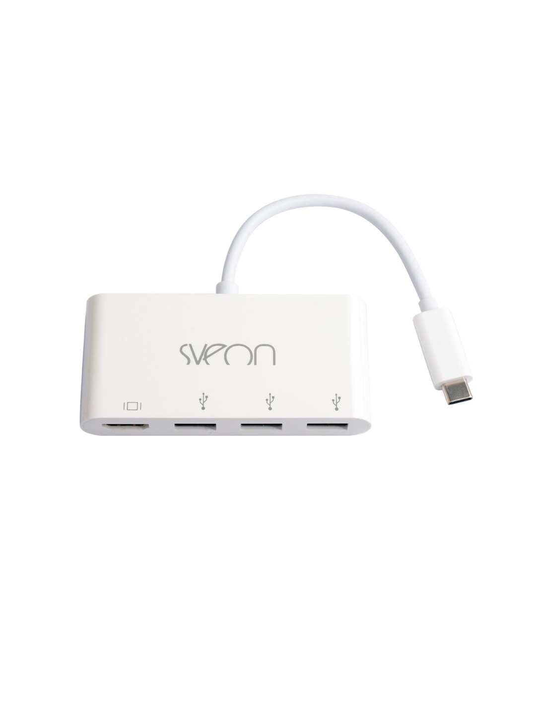 Sveon SCT502 hub de interfaz USB 3.2 Gen 1 (3.1 Gen 1) Type-C 5000 Mbit/s Blanco