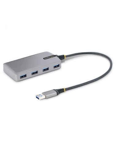 StarTech.com Hub USB de 4 Puertos - USB 3.0 de 5Gbps - Alimentado por el Bus - Concentrador de 4 Puertos USB-A con Alimentación