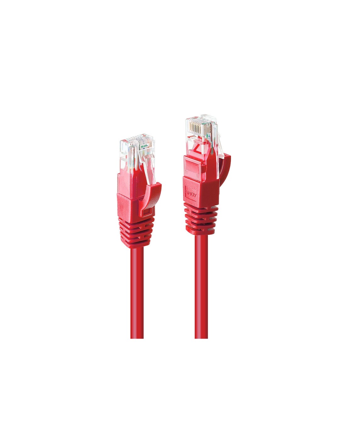 Lindy 48031 cable de red Rojo 0,5 m Cat6 U/UTP (UTP)
