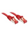 Lindy Cat.6 S/FTP, 2m cable de red Rojo Cat6 S/FTP (S-STP)
