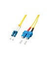 Lindy 47471 cable de fibra optica 2 m LC SC OS2 Amarillo