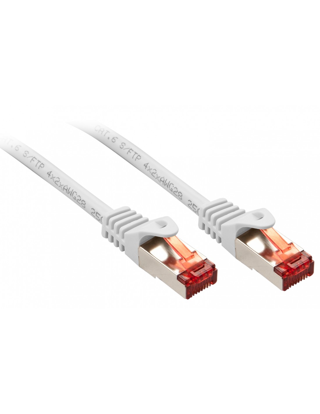 Lindy Cat.6 S/FTP 0.5m cable de red Blanco 0,5 m Cat6 S/FTP (S-STP)