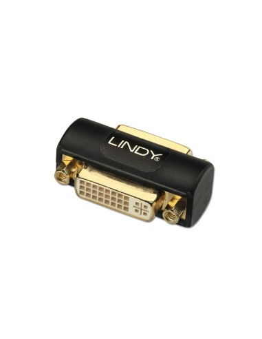 Lindy 41233 cambiador de género para cable DVI Negro