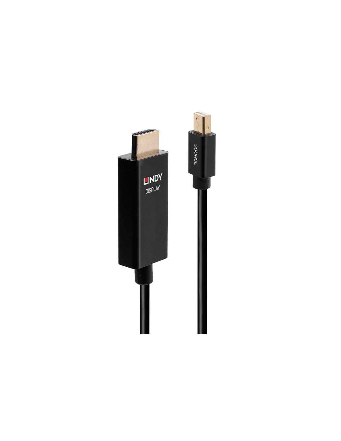 Lindy 40922 adaptador de cable de vÃÂ­deo 2 m Mini DisplayPort HDMI tipo A (EstÃ¡ndar) Negro