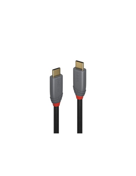 Lindy 36902 cable USB 1,5 m USB C 10 Gbit/s Negro, Gris